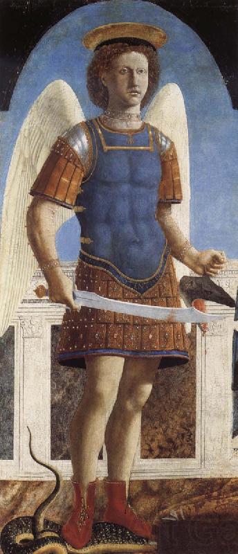 Piero della Francesca Saint Michael Spain oil painting art